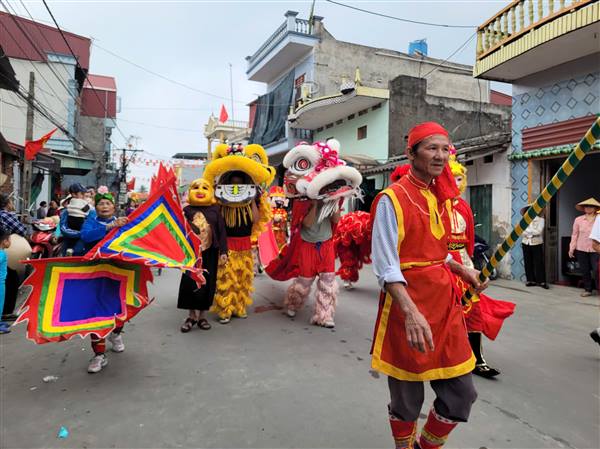 Khai mạc lễ hội truyền thống di tích văn hóa lịch sử đình làng Hà Hải, thôn Hà Hải.