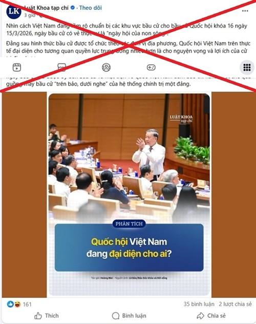 Nhận diện, đấu tranh phản bác thông tin sai trái, xuyên tạc về bầu cử.