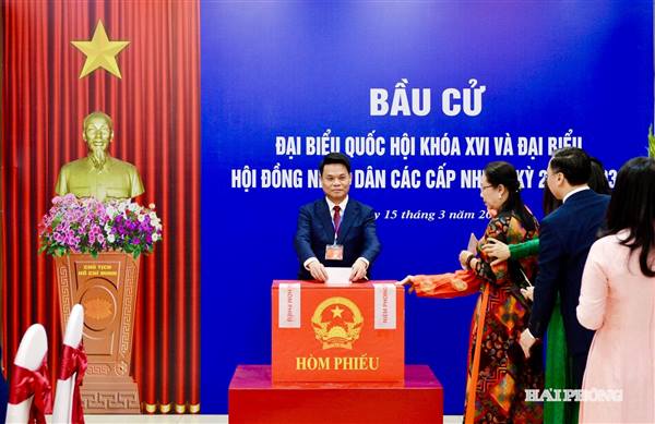 4 đồng chí Thường trực Thành ủy Hải Phòng trúng cử đại biểu HĐND thành phố với số phiếu tập trung rất cao.
