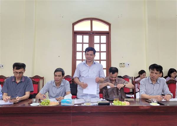 Sở Nội vụ khảo sát thực tiễn mô hình chính quyền địa phương 2 cấp tại xã Nguyên Giáp.