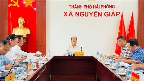 Xã Nguyên Giáp thống nhất chủ trương sắp xếp, sáp nhập các thôn theo định hướng tổng thể