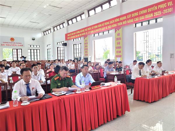 HĐND xã Nguyên Giáp khóa 23 tổ chức kỳ họp thứ 4 - Kỳ họp thường lệ giữa năm 2026.