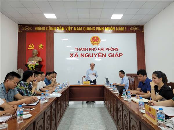 Đảng ủy xã Nguyên Giáp giao ban Bí thư các chi bộ nông thôn, triển khai nhiệm vụ trọng tâm tháng 8