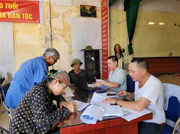 Nguyên Giáp đẩy nhanh tiến độ đo đạc, đăng ký đất đai, xây dựng cơ sở dữ liệu đất đai