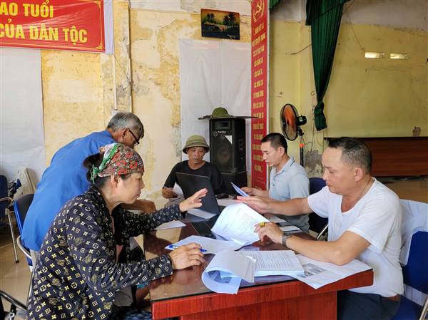 Chuẩn hóa dữ liệu đất đai ở Nguyên Giáp.