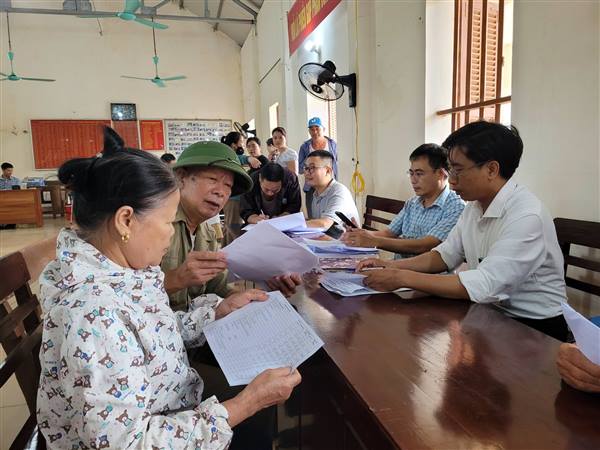Công khai phương án bồi thường, hỗ trợ GPMB dự án kết nối đường tỉnh 391 đến đường tỉnh 396