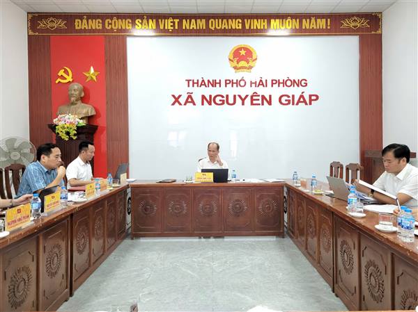 Ban Thường vụ Đảng ủy xã Nguyên Giáp cho ý kiến nhiều nhiệm vụ trọng tâm 3 tháng cuối năm