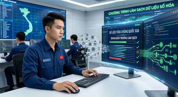 Nguyên Giáp khẩn trương làm sạch dữ liệu tiêm chủng quốc gia