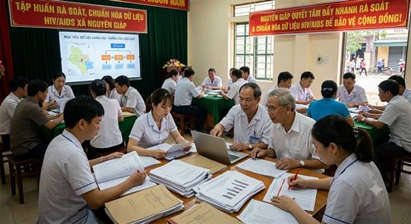 Nguyên Giáp đẩy nhanh rà soát, chuẩn hóa dữ liệu HIV/AIDS