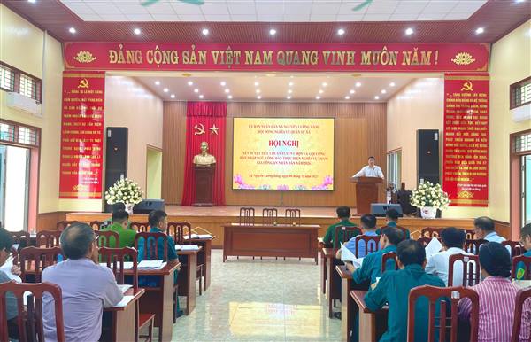 Xã Nguyễn Lương Bằng tổ chức Hội nghị xét duyệt tiêu chuẩn tuyển chọn và gọi công dân nhập ngũ, công dân tham gia nghĩa vụ công an nhân dân năm 2026