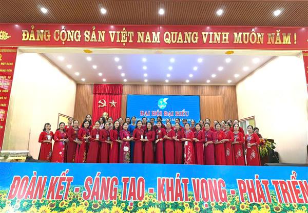 Hội Liên hiệp phụ nữ xã Nguyễn Lương Bằng tổ chức thành công Đại hội Đại biểu lần thứ I, nhiệm kỳ 2025 - 2030
