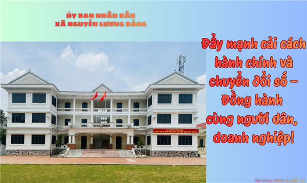 Nguyễn Lương Bằng: Đẩy mạnh cải cách hành chính và chuyển đổi số - Đồng hành cùng người dân, doanh nghiệp