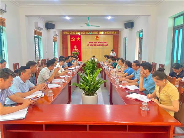 BTV ĐẢNG ỦY TỔ CHỨC HỘI NGHỊ BAN CHẤP HÀNH ĐẢNG BỘ XÃ LẦN THỨ BA
