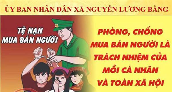XÃ NGUYỄN LƯƠNG BẰNG TĂNG CƯỜNG HOẠT ĐỘNG HƯỞNG ỨNG “NGÀY THẾ GIỚI PHÒNG, CHỐNG MUA BÁN NGƯỜI” &amp; “NGÀY TOÀN DÂN PHÒNG, CHỐNG MUA BÁN NGƯỜI” 30/7/2025