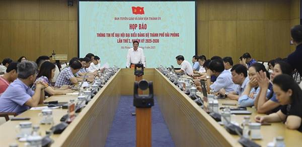 Đại hội Đảng bộ Hải Phòng là đại hội số cấp tỉnh, thành đầu tiên trên cả nước