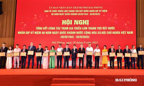 Khẳng định tinh thần đoàn kết, nỗ lực của Hải Phòng tại Triển lãm thành tựu đất nước