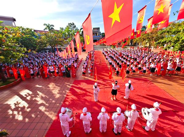 LỄ KHAI GIẢNG NĂM HỌC MỚI 2025 - 2026 TRÊN ĐỊA BÀN TOÀN XÃ NGUYỄN LƯƠNG BẰNG