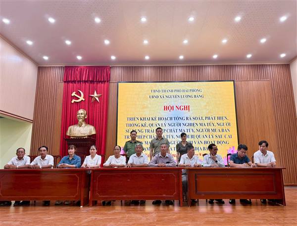 Hội nghị triển khai kế hoạch tổng rà soát, phát hiện, thống kê, quản lý ma túy trên địa bàn