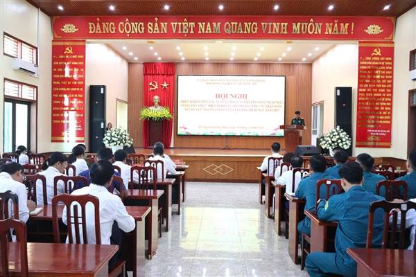 XÃ NGUYỄN LƯƠNG BẰNG TỔ CHỨC HỘI NGHỊ TRIỂN KHAI CÔNG TÁC TUYỂN QUÂN, XÉT DUYỆT CÔNG DÂN SẴN SÀNG NHẬP NGŨ NĂM 2027