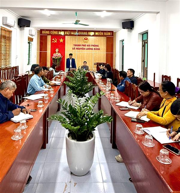 XÃ NGUYỄN LƯƠNG BẰNG TỔ CHỨC HỘI NGHỊ TRIỂN KHAI CÔNG TÁC QUẢN LÝ THUẾ NĂM 2026