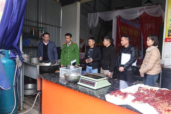 XÃ NGUYỄN LƯƠNG BẰNG TĂNG CƯỜNG BẢO ĐẢM AN TOÀN THỰC PHẨM DỊP TẾT NGUYÊN ĐÁN VÀ LỄ HỘI XUÂN 2026