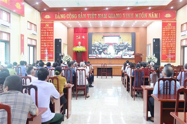 XÃ NGUYỄN LƯƠNG BẰNG TỔ CHỨC HỘI NGHỊ TIẾP XÚC CỬ TRI SAU KỲ HỌP THỨ NHẤT, QUỐC HỘI KHÓA XVI