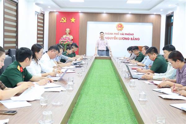 XÃ NGUYỄN LƯƠNG BẰNG TỔ CHỨC HỘI NGHỊ TRIỂN KHAI LÀM TRƯỚC, RÚT KINH NGHIỆM CÔNG TÁC LẤY MẪU, BÀN GIAO MẪU VÀ SỐ HÓA THÔNG TIN HÀI CỐT LIỆT SĨ