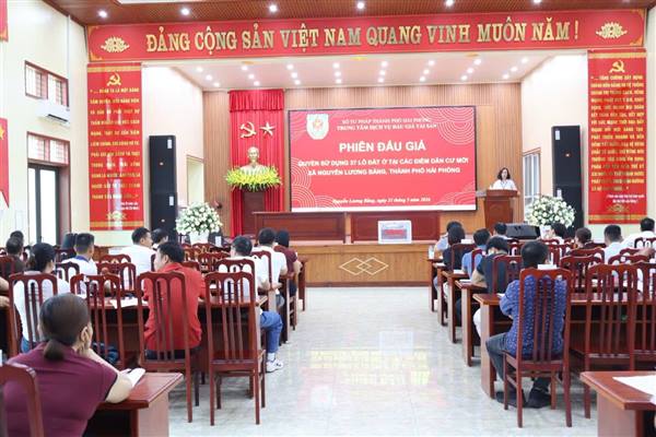 XÃ NGUYỄN LƯƠNG BẰNG TỔ CHỨC THÀNH CÔNG PHIÊN ĐẤU GIÁ QUYỀN SỬ DỤNG ĐẤT NĂM 2026