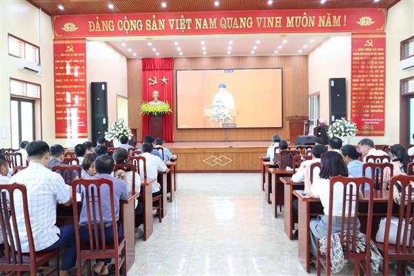 ĐẢNG UỶ XÃ NGUYỄN LƯƠNG BẰNG TỔ CHỨC HỘI NGHỊ TRỰC TUYẾN TRIỂN KHAI THỰC HIỆN KẾ HOẠCH SỐ 17-KH/UBKTTW CỦA UỶ BAN KIỂM TRA TRUNG ƯƠNG ĐẢNG