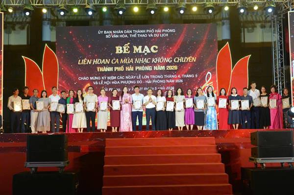 TIẾT MỤC MÚA” MỘT THOÁNG HỒN QUÊ” CỦA XÃ NGUYỄN LƯƠNG BẰNG ĐẠT GIẢI XUẤT SẮC TẠI LIÊN HOAN CA MÚA NHẠC KHÔNG CHUYÊN THÀNH PHỐ HẢI PHÒNG NĂM 2026 