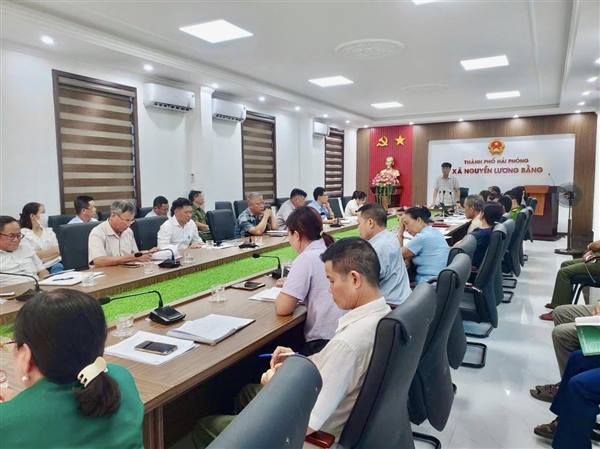 XÃ NGUYỄN LƯƠNG BẰNG TỔ CHỨC HỘI NGHỊ TRIỂN KHAI CÔNG TÁC ĐO ĐẠC, LẬP BẢN ĐỒ ĐỊA CHÍNH, LẬP HỒ SƠ ĐỊA CHÍNH VÀ HOÀN THÀNH CƠ SỞ DỮ LIỆU ĐẤT ĐAI TRÊN ĐỊA BÀN NĂM 2026