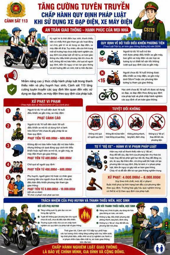 CẢNH BÁO GIA TĂNG TÌNH TRẠNG VI PHẠM PHÁP LUẬT TRONG LỨA TUỔI VỊ THÀNH NIÊN DỊP HÈ