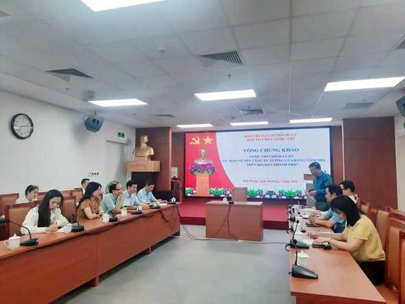 HẢI PHÒNG LỰA CHỌN NHỮNG TÁC PHẨM XUẤT SẮC VÀO VÒNG CUỐI CUỘC THI CHÍNH LUẬN BẢO VỆ NỀN TẢNG TƯ TƯỞNG CỦA ĐẢNG NĂM 2026