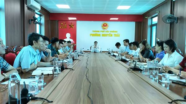 🔖 BAN THƯỜNG VỤ ĐẢNG ỦY PHƯỜNG NGUYỄN TRÃI TỔ CHỨC HỘI NGHỊ LẦN THỨ 3.