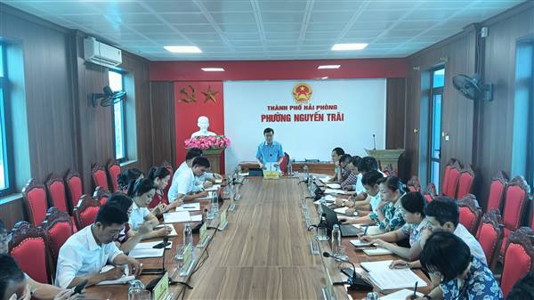 Chiều ngày 19-9 Ban chấp hành Đảng bộ phường Nguyễn Trãi, khóa I, nhiệm kỳ 2025-2030, Ban Thường vụ Đảng ủy phường tổ chức Hội nghị Ban chấp hành lần thứ 8.