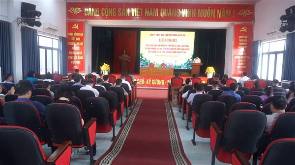 PHƯỜNG NGUYỄN TRÃI ĐÁNH GIÁ TOÀN DIỆN TÌNH HÌNH TỔ CHỨC, HOẠT ĐỘNG SAU QUÁ TRÌNH VẬN HÀNH MÔ HÌNH CHÍNH QUYỀN ĐỊA PHƯƠNG 2 CẤP