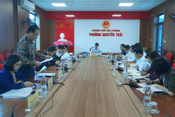 HỘI NGHỊ BAN THƯỜNG VỤ ĐẢNG ỦY LẦN THỨ 15.