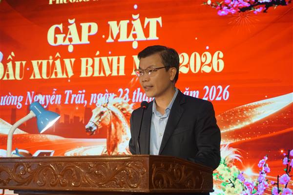 ĐẢNG ỦY – HĐND – UBND – UB MẶT TRẬN TỔ QUỐC VIỆT NAM PHƯỜNG NGUYỄN TRÃI TỔ CHỨC GẶP MẶT ĐẦU XUÂN BÍNH NGỌ 2026.