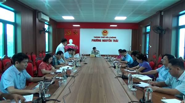 Ủy ban nhân dân phường Nguyễn Trãi tổ chức hội nghị đánh giá tình hình thực hiện nhiệm vụ tháng 3 và triển khai phương hướng, nhiệm vụ trọng tâm tháng 4 năm 2026.