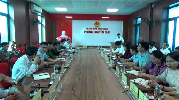 Ban Thường vụ Đảng ủy phường Nguyễn Trãi vừa tổ chức Hội nghị Ban Chấp hành Đảng bộ phường lần thứ 10 