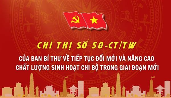 Một số lưu ý trong tổ chức thực hiện Chỉ thị số 50-CT/TW của Ban Bí thư “Về tiếp tục đổi mới và nâng cao chất lượng sinh hoạt chi bộ trong giai đoạn mới”