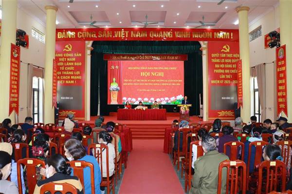 Đại biểu HĐND phường Nhị Chiểu khóa I tiếp xúc cử tri chuẩn bị Kỳ họp thường lệ cuối năm 2025.