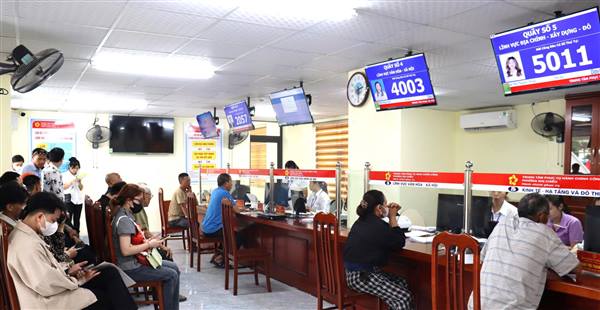 Trung tâm Phục vụ Hành chính công phường Nhị Chiểu vận hành hiệu quả nâng cao chất lượng phục vụ người dân