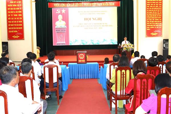 Đảng uỷ phường Nhị Chiểu thực hiện quy trình bổ sung uỷ viên Ban Chấp hành Đảng bộ phường nhiệm kỳ 2025-2030