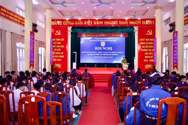 PHƯỜNG NHỊ CHIỂU CHỦ ĐỘNG PHÒNG, CHỐNG VÀ ĐẨY LÙI THUỐC LÁ ĐIỆN TỬ TRONG THANH THIẾU NHI