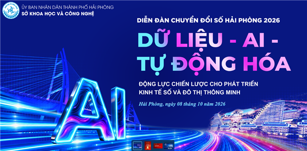 Sắp diễn ra Diễn đàn Chuyển đổi số thành phố Hải Phòng 2026
