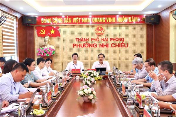 Phường Nhị Chiểu làm việc với Đoàn khảo sát Hiệp hội Khoa học Hành chính Việt Nam