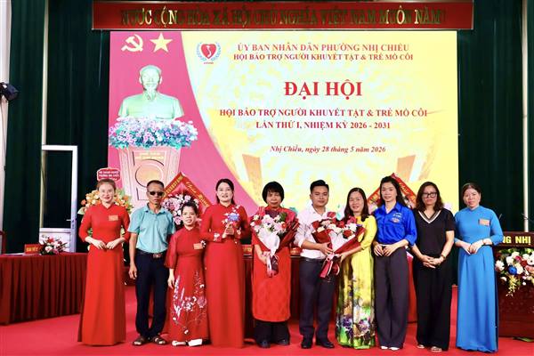 Đại hội Hội Bảo trợ người khuyết tật và trẻ mồ côi phường Nhị Chiểu  diễn ra thành công tốt đẹp