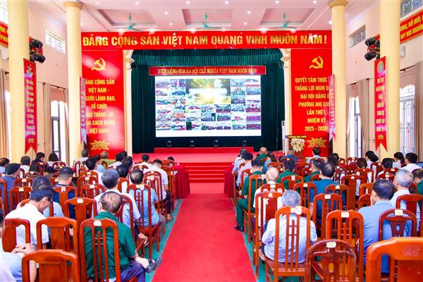 Hơn 2.200 đại biểu phường Nhị Chiểu tham dự hội nghị toàn quốc nghiên cứu, học tập, quán triệt và triển khai thực hiện một số Nghị quyết, Chỉ thị của Bộ Chính trị