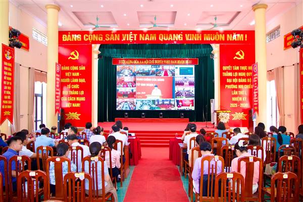 Phường Nhị Chiểu tham dự hội nghị tập huấn triển khai 4 thủ tục hành chính của Đảng trên môi trường điện tử giai đoạn 2